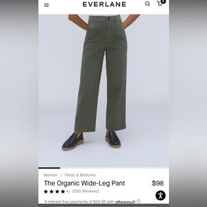 Everlane Wide Leg Pant